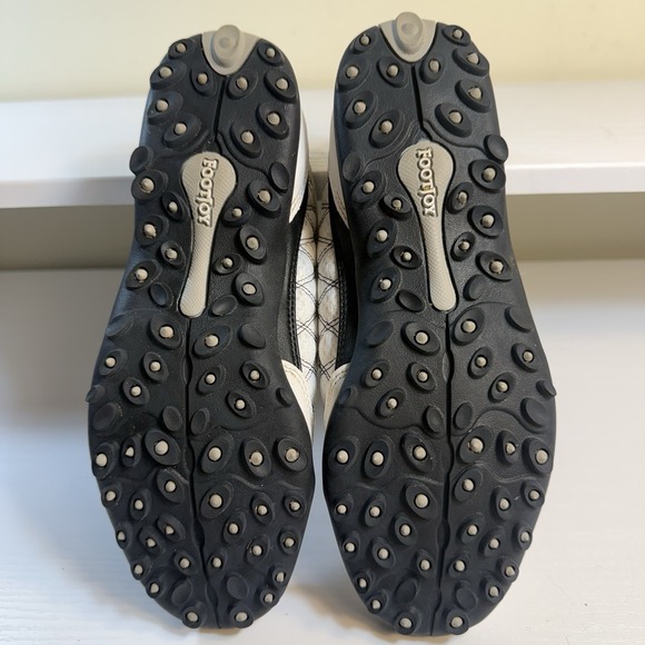 FootJoy FJ Superlites Spikeless Golf Shoes 98951 US 6.5 M Women Mesh White Black - Picture 7 of 10